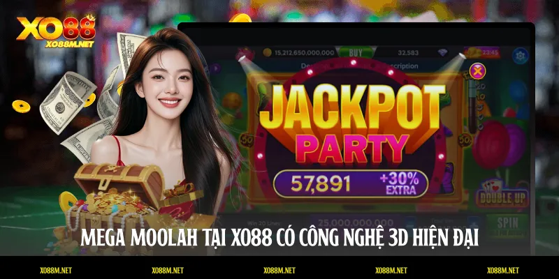 Mega Moolah Tại XO88: Bí Mật Để Trở Thành Triệu Phú Mega Moolah tại XO88 có công nghệ 3D hiện đại